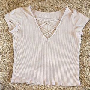 Soft criss cross top!